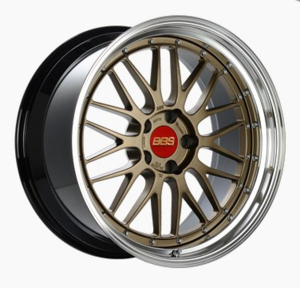 BBS LM 20x10 5x112 ET22 Satin Bronze Center/Bright Machined Lip