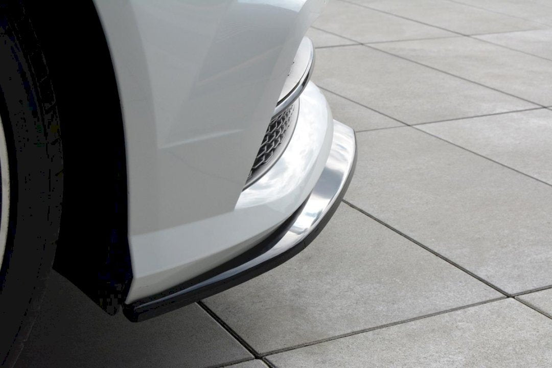 Front Bumper Lip Spoiler For Audi A6 C7 S-Line (2011-2014) By Maxton Design