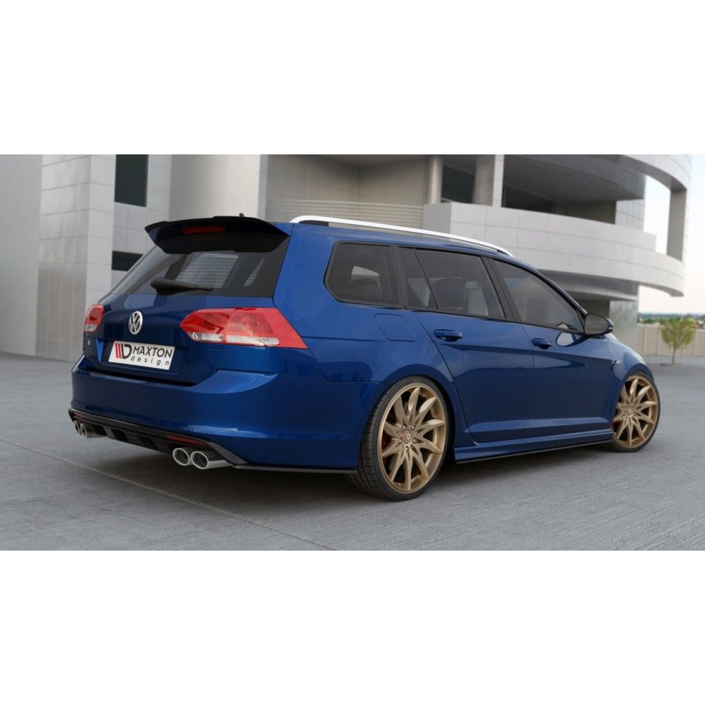 Maxton Design MK7 Sportwagen / Alltrack Rear Spoiler Extension – Black ...